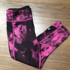 Lululemon Leggings Pink Storm Size 8